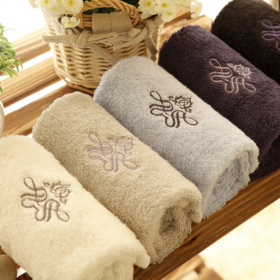 Elegant Embroidered color towel