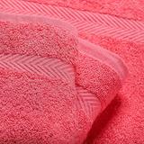 Cotton dobby satin bathroom towel set